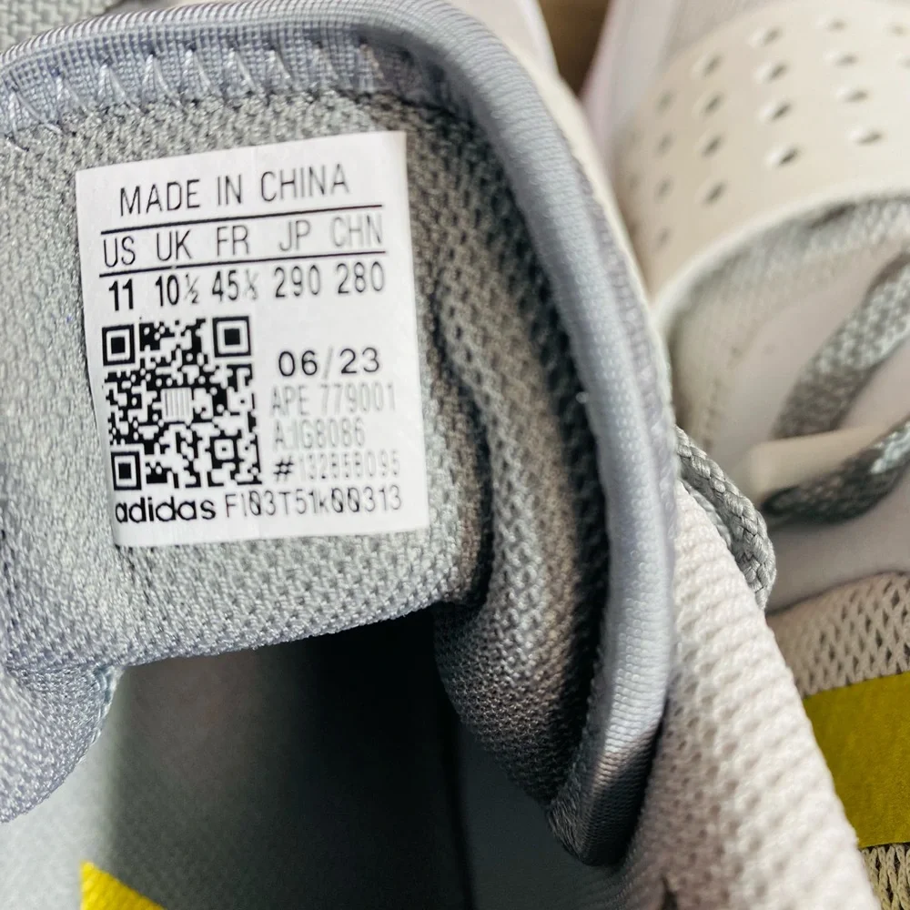 adidas Dame Basketball Shoe Men's Light Gray/Gold New without Box size 11 - Picture 4 of 16